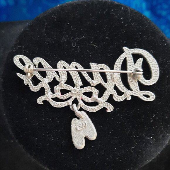 JJ Jonette Dance w/Ballet Slippers Brooch - Picture 2 of 2